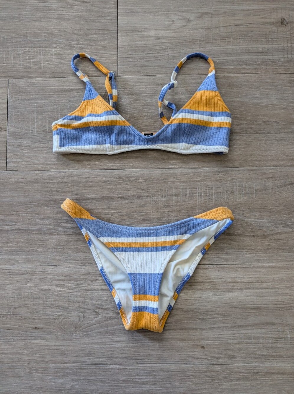 Triangl 2 Pc Striped Bikini